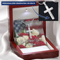 God Bless America, God Bless You Mom, Patriotic Mother's Day Necklace Cross Religious Christian Gift Box