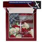 God Bless America, God Bless You Mom, Patriotic Mother's Day Necklace Cross Religious Christian Gift Box
