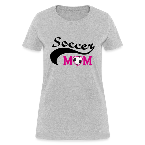 Soccer Mom Mother's Day Gift T-Shirt - heather gray