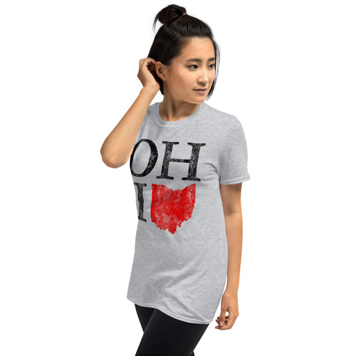 Weathered Ohio Graphic T-Shirt