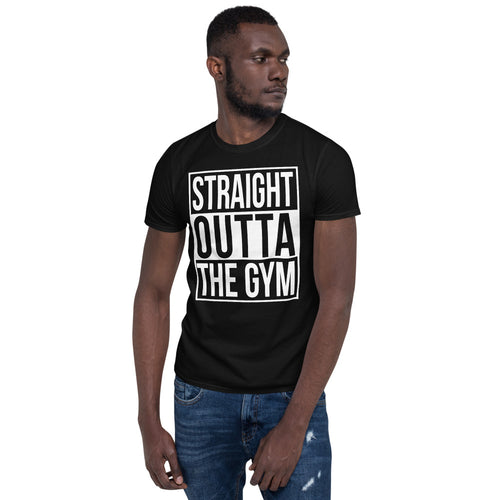 Straight Outta the Gym T-Shirt Funny Workout Bodybuilder Tee