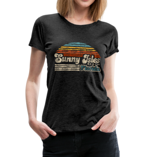Sunny Isles Beach Florida Souvenir Women's T-Shirt - charcoal gray