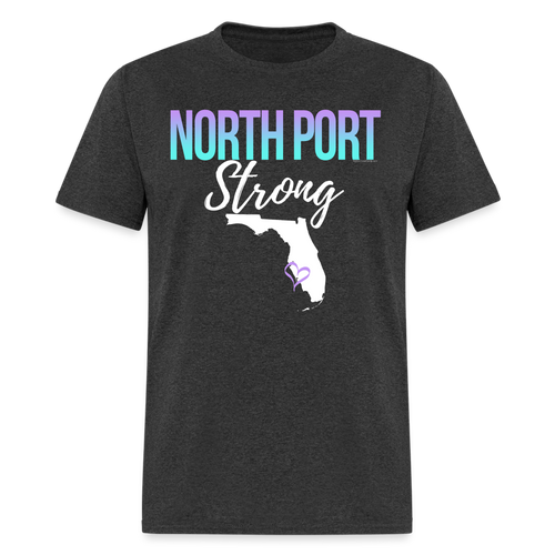 North Port Strong Shirt Hurricane Ian Florida Strong Tshirt Men Women Unisex - heather black