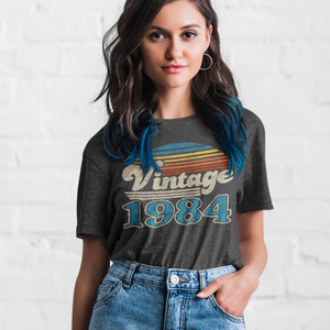 1984 Retro Sunset Vintage 40th Birthday 40 Years Old Mens/Unisex T-Shirt