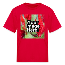 Load image into Gallery viewer, Custom Personalized Photo T-Shirt Create Your Own Kids Gift - red