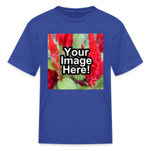 Load image into Gallery viewer, Custom Personalized Photo T-Shirt Create Your Own Kids Gift - royal blue