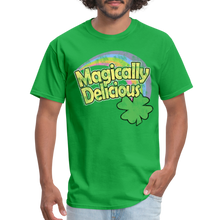 Load image into Gallery viewer, Magically Delicious 80s Vintage St Patricks Day T-Shirt - bright green