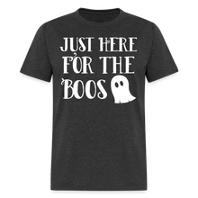 Load image into Gallery viewer, Im Just Here for the Boos Cute Funny Halloween T-Shirt - heather black