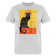 Load image into Gallery viewer, Tournee du Chat Noir Black Cat Halloween T-Shirt for Women Unisex - heather gray