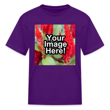 Load image into Gallery viewer, Custom Personalized Photo T-Shirt Create Your Own Kids Gift - purple