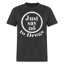 Load image into Gallery viewer, Retro 80&#39;s Just Say No to Drugs T-Shirt - heather black