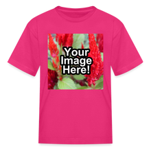 Load image into Gallery viewer, Custom Personalized Photo T-Shirt Create Your Own Kids Gift - fuchsia