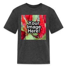 Load image into Gallery viewer, Custom Personalized Photo T-Shirt Create Your Own Kids Gift - heather black