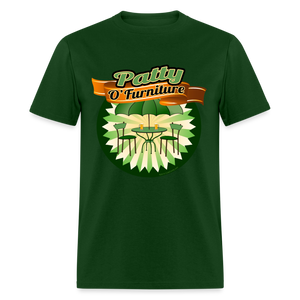 Patty O'Furniture Funny St Patricks Day T-Shirt - forest green