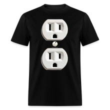 Load image into Gallery viewer, Funny Electrical Outlet Halloween Costume T-Shirt for Men Women - black