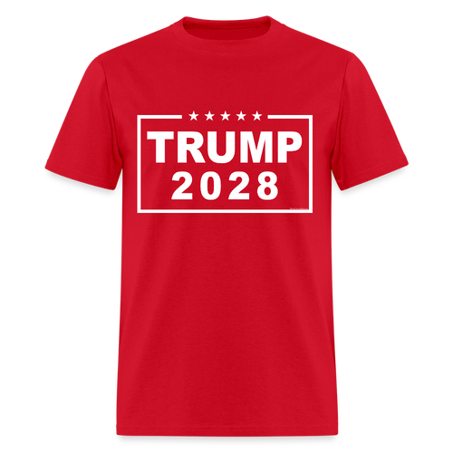 Trump 2028 Funny President Donald Trump T-Shirt Mens Unisex - red