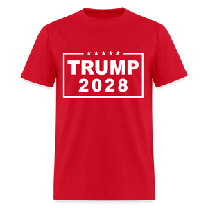 Trump 2028 Funny President Donald Trump T-Shirt Mens Unisex - red