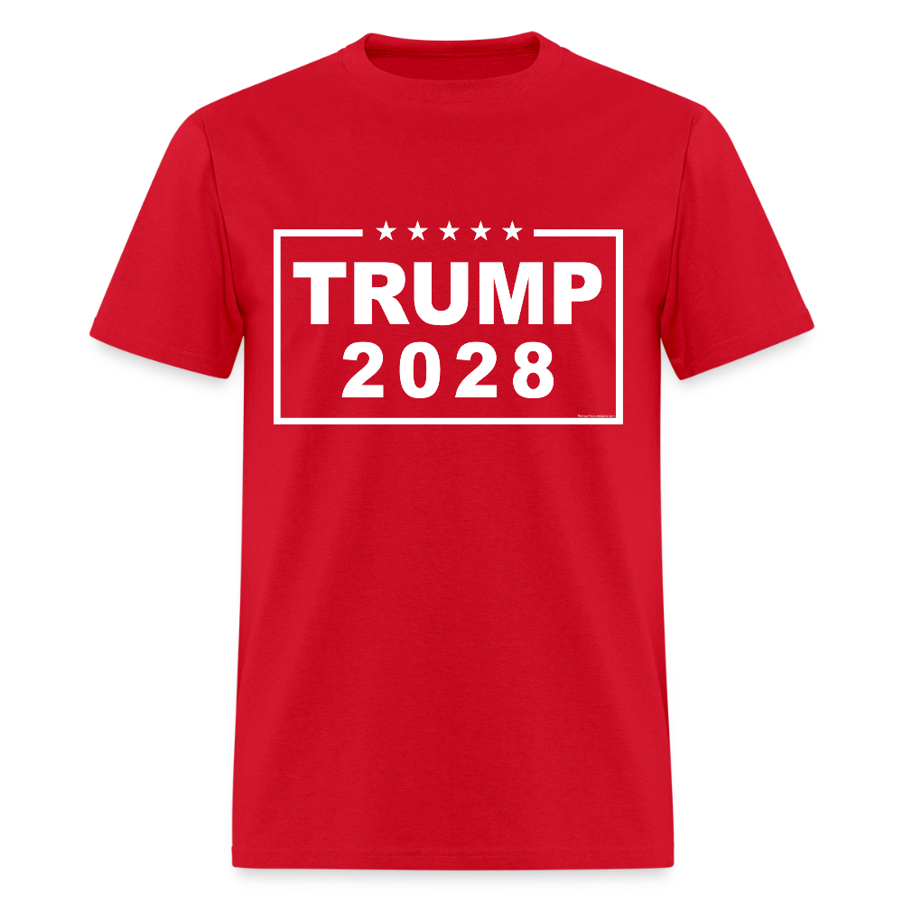 Trump 2028 Funny President Donald Trump T-Shirt Mens Unisex - red