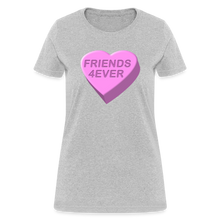 Load image into Gallery viewer, Cute Candy Heart Best Friends 4Ever Valentines Day Shirt - heather gray