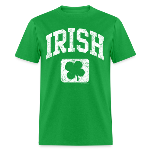 Vintage Irish St Patricks Day T Shirt - bright green