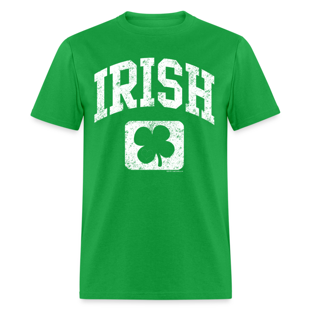 Vintage Irish St Patricks Day T Shirt - bright green