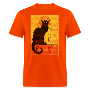 Tournee du Chat Noir Black Cat Halloween T-Shirt for Women Unisex - orange