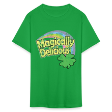 Load image into Gallery viewer, Magically Delicious 80s Vintage St Patricks Day T-Shirt - bright green