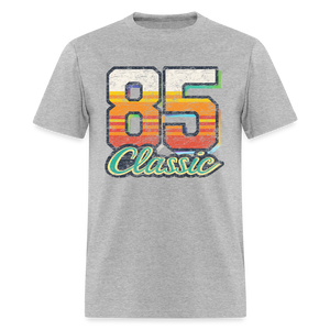Vintage Year 1985 Classic 80s 40th Birthday Gift Retro T-Shirt - heather gray