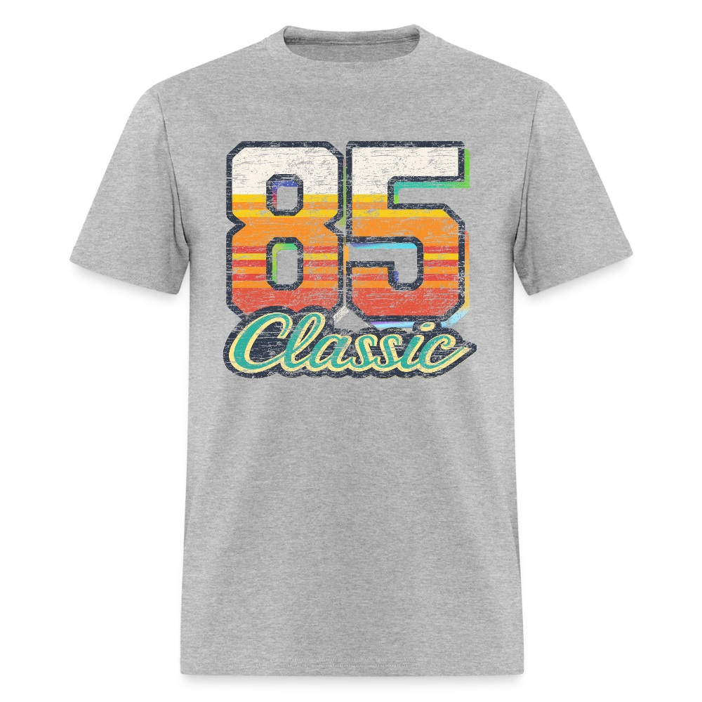 Vintage Year 1985 Classic 80s 40th Birthday Gift Retro T-Shirt - heather gray