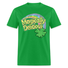 Load image into Gallery viewer, Magically Delicious 80s Vintage St Patricks Day T-Shirt - bright green