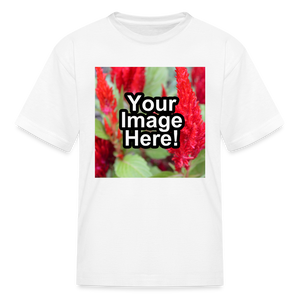 Custom Personalized Photo T-Shirt Create Your Own Kids Gift - white