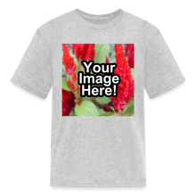 Load image into Gallery viewer, Custom Personalized Photo T-Shirt Create Your Own Kids Gift - heather gray