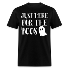 Load image into Gallery viewer, Im Just Here for the Boos Cute Funny Halloween T-Shirt - black