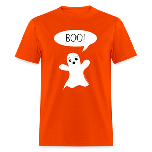 Cute Boo Ghost Halloween Shirt - orange