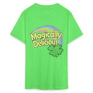 Magically Delicious 80s Vintage St Patricks Day T-Shirt - kiwi