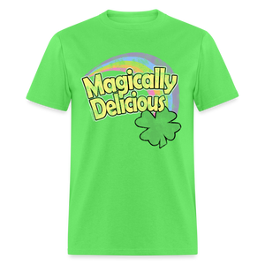 Magically Delicious 80s Vintage St Patricks Day T-Shirt - kiwi