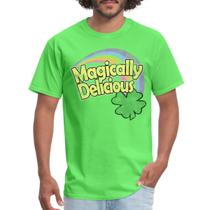 Magically Delicious 80s Vintage St Patricks Day T-Shirt - kiwi