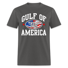 Load image into Gallery viewer, Gulf of USA America Trump 2025 Patriotic Flag Donald Trump T-Shirt - charcoal