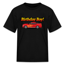 Load image into Gallery viewer, Red Race Car Boys Birthday T-Shirt - black