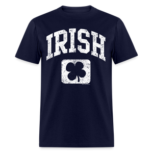 Vintage Irish St Patricks Day T Shirt - navy