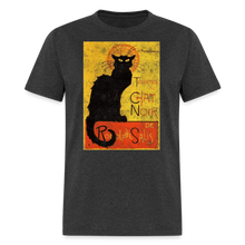 Load image into Gallery viewer, Tournee du Chat Noir Black Cat Halloween T-Shirt for Women Unisex - heather black