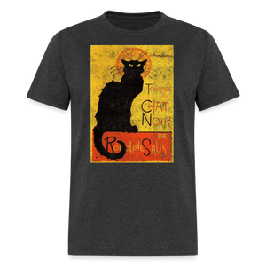 Tournee du Chat Noir Black Cat Halloween T-Shirt for Women Unisex - heather black