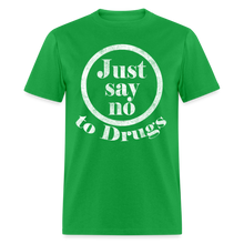 Load image into Gallery viewer, Retro 80&#39;s Just Say No to Drugs T-Shirt - bright green