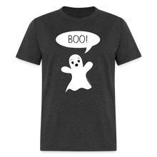 Load image into Gallery viewer, Cute Boo Ghost Halloween Shirt - heather black