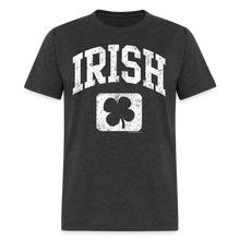 Load image into Gallery viewer, Vintage Irish St Patricks Day T Shirt - heather black