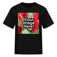 Load image into Gallery viewer, Custom Personalized Photo T-Shirt Create Your Own Kids Gift - black