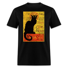 Load image into Gallery viewer, Tournee du Chat Noir Black Cat Halloween T-Shirt for Women Unisex - black