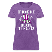 Load image into Gallery viewer, Womens Took Years Birthday Shirt - purple heather