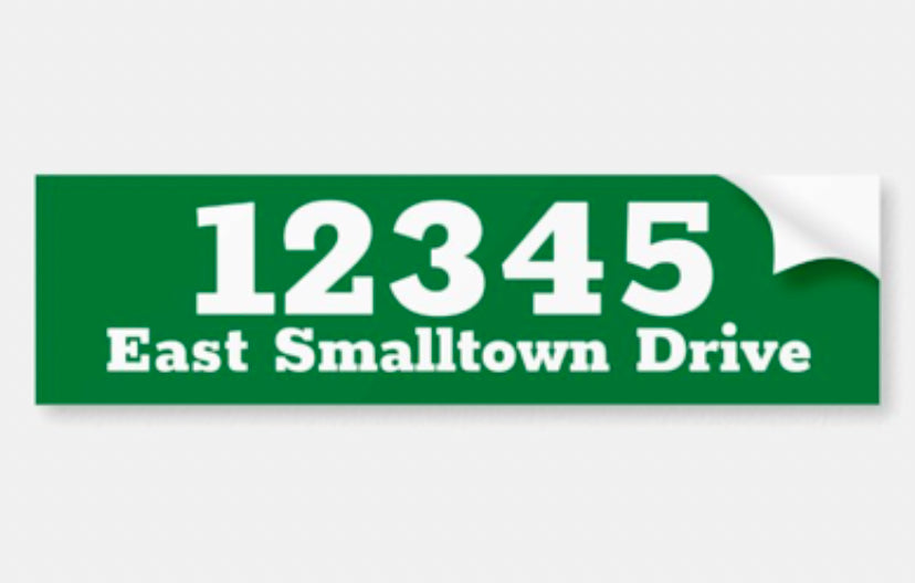 Custom Garbage Bin Trash Can Label Decal Sticker