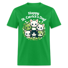 Load image into Gallery viewer, Happy St Catrick;s Day Cute Kitten Friends St Patricks Day Unisex T-Shirt Free Shippingj - bright green